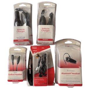 Bundle of 5 Verizon Assorted Mobile Accessories.